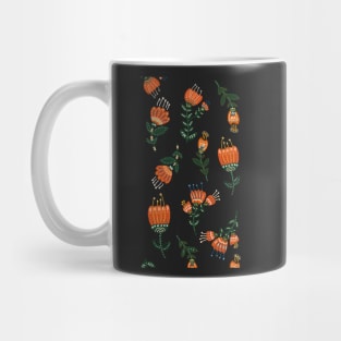 Retro Floral Celestes Studio© Mug